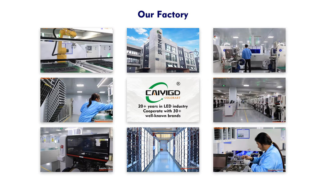 Hunan Caiyi Photoelectric Technology Co., Ltd 製造業者の生産ライン
